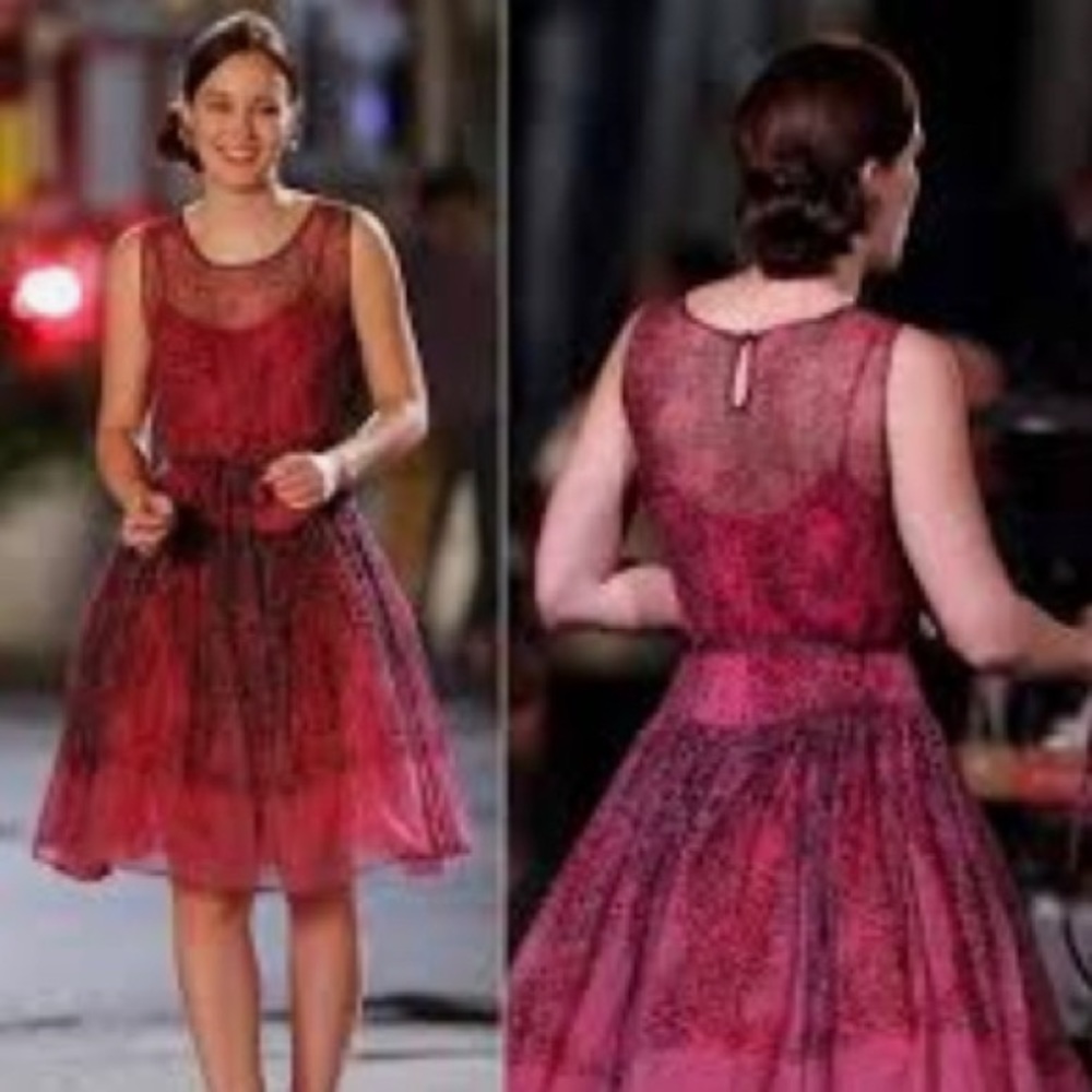 ASO Blair Waldorf RED Valentino Dress
